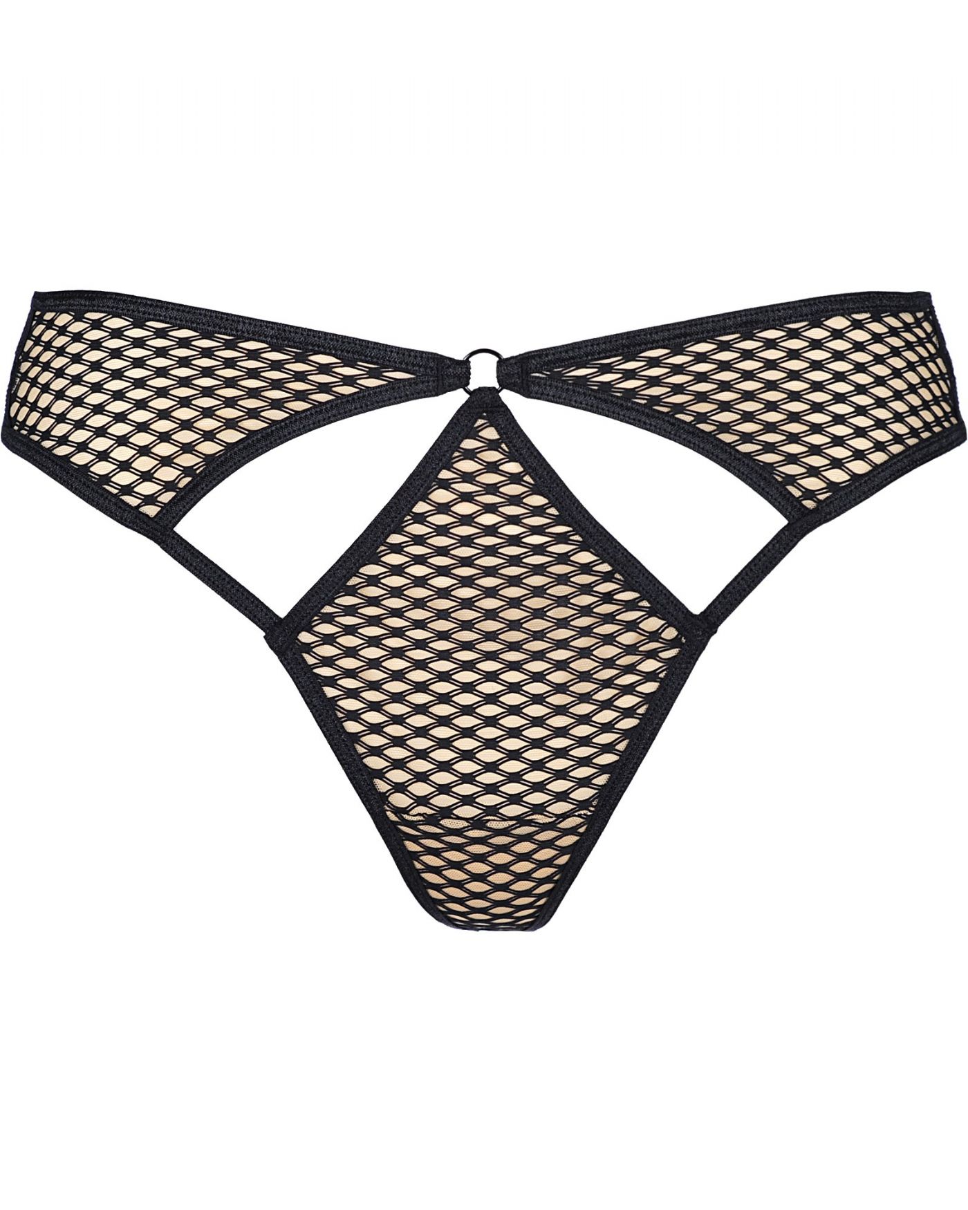 Sort/Beige Thong (V-9048)