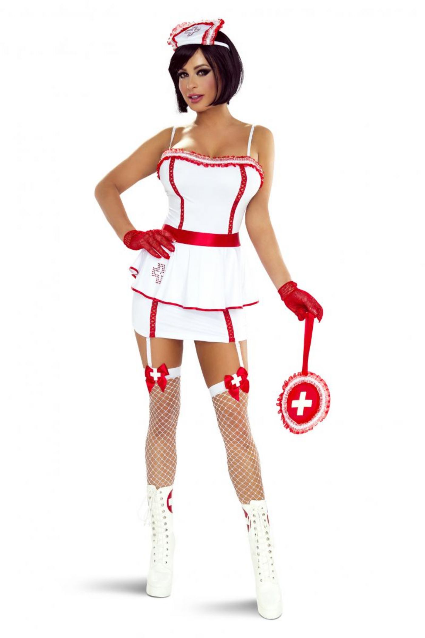 Sygeplejerske kostume - Nurse (7 dele)