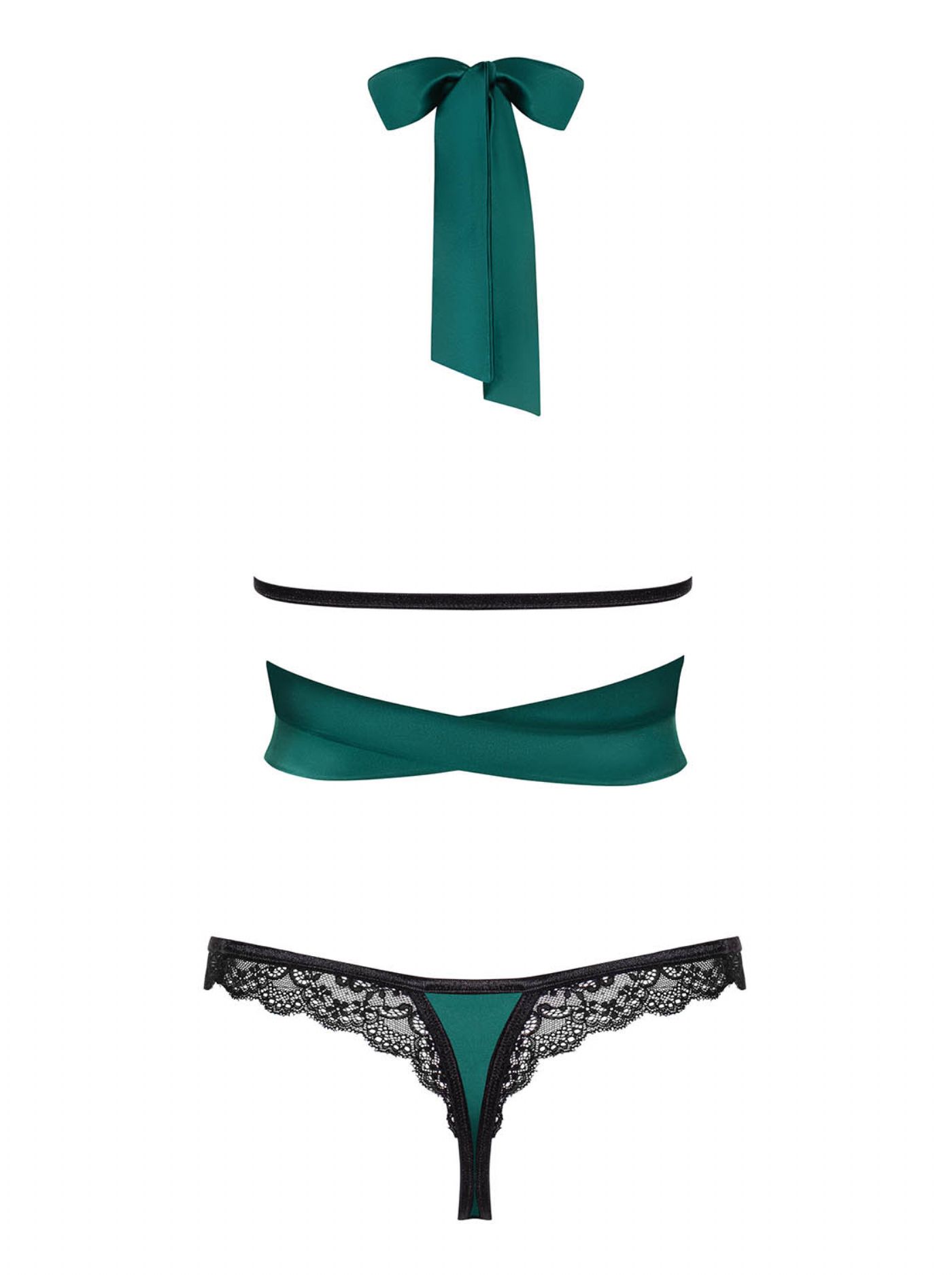 Sensuelia BH Top & Thong - Grn