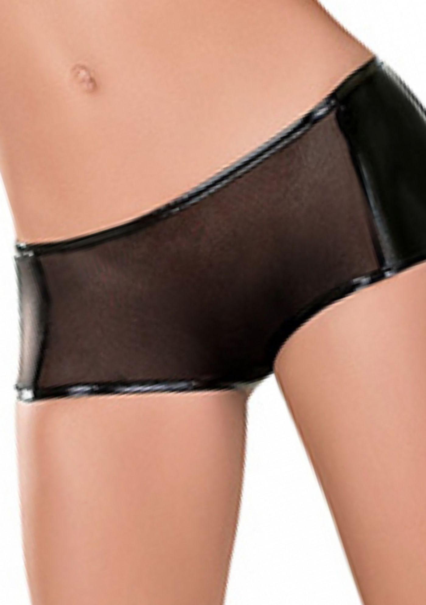 Sort Boyshort - Wetlook/mesh - Vixen Mesh