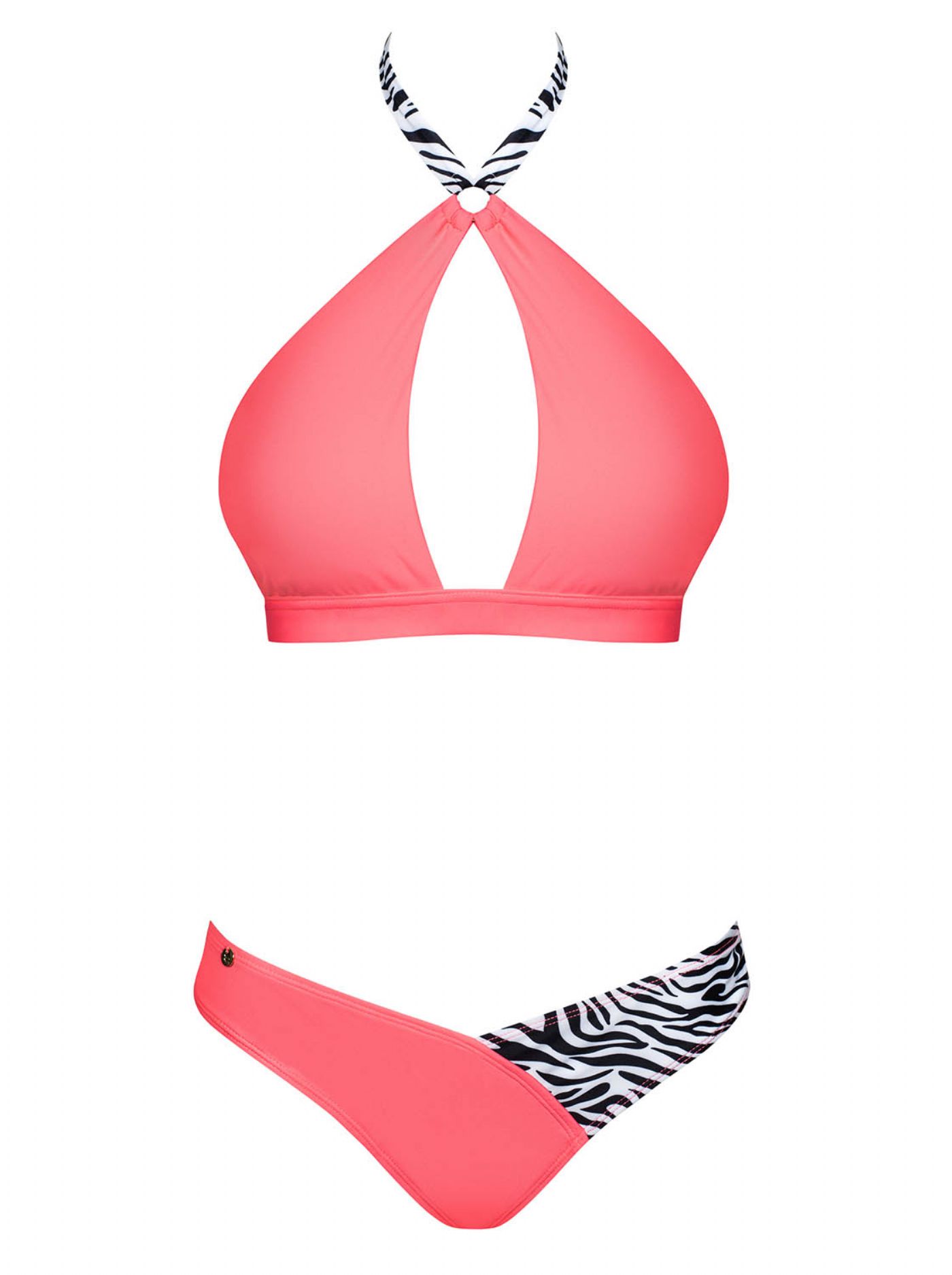 Bahamya Bikini st - Pink/Zebra