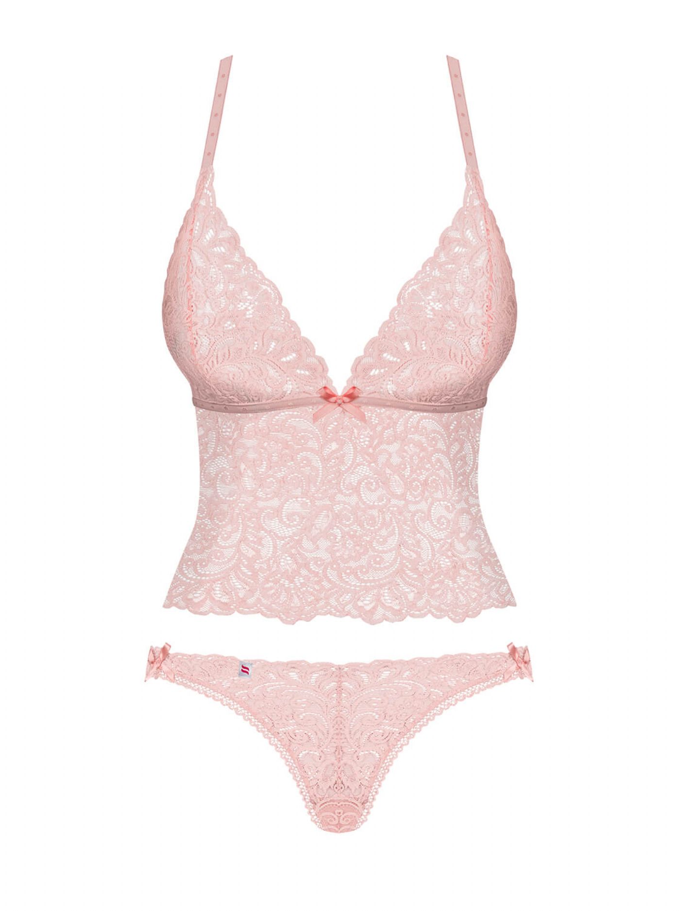 Delicanta Top & trusser - rosa