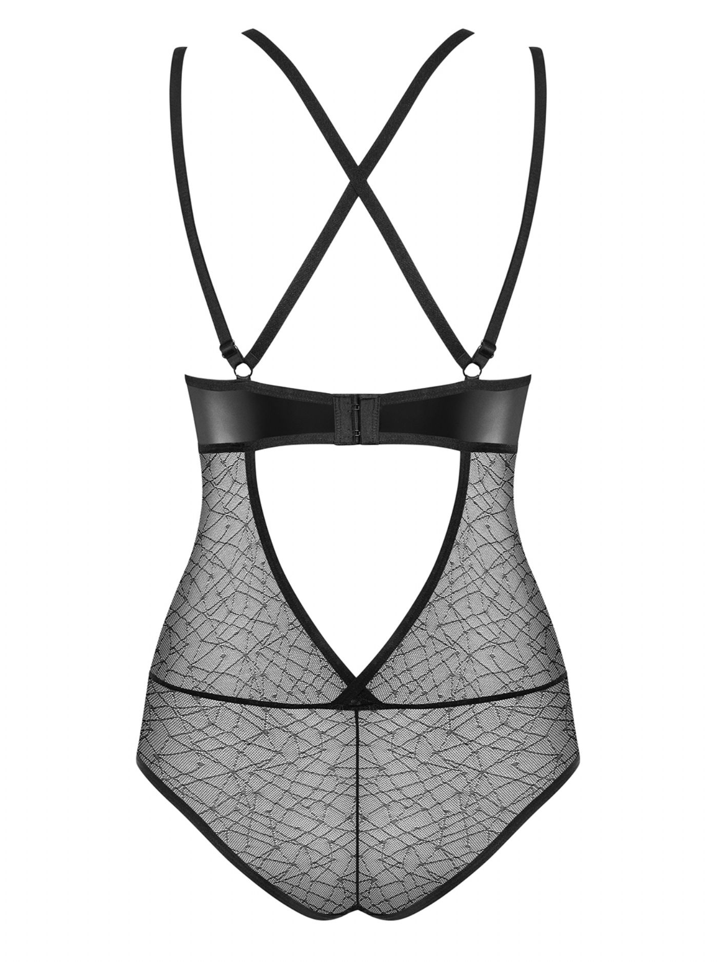 Mesh & Wetlook Teddy (859-TED-1)