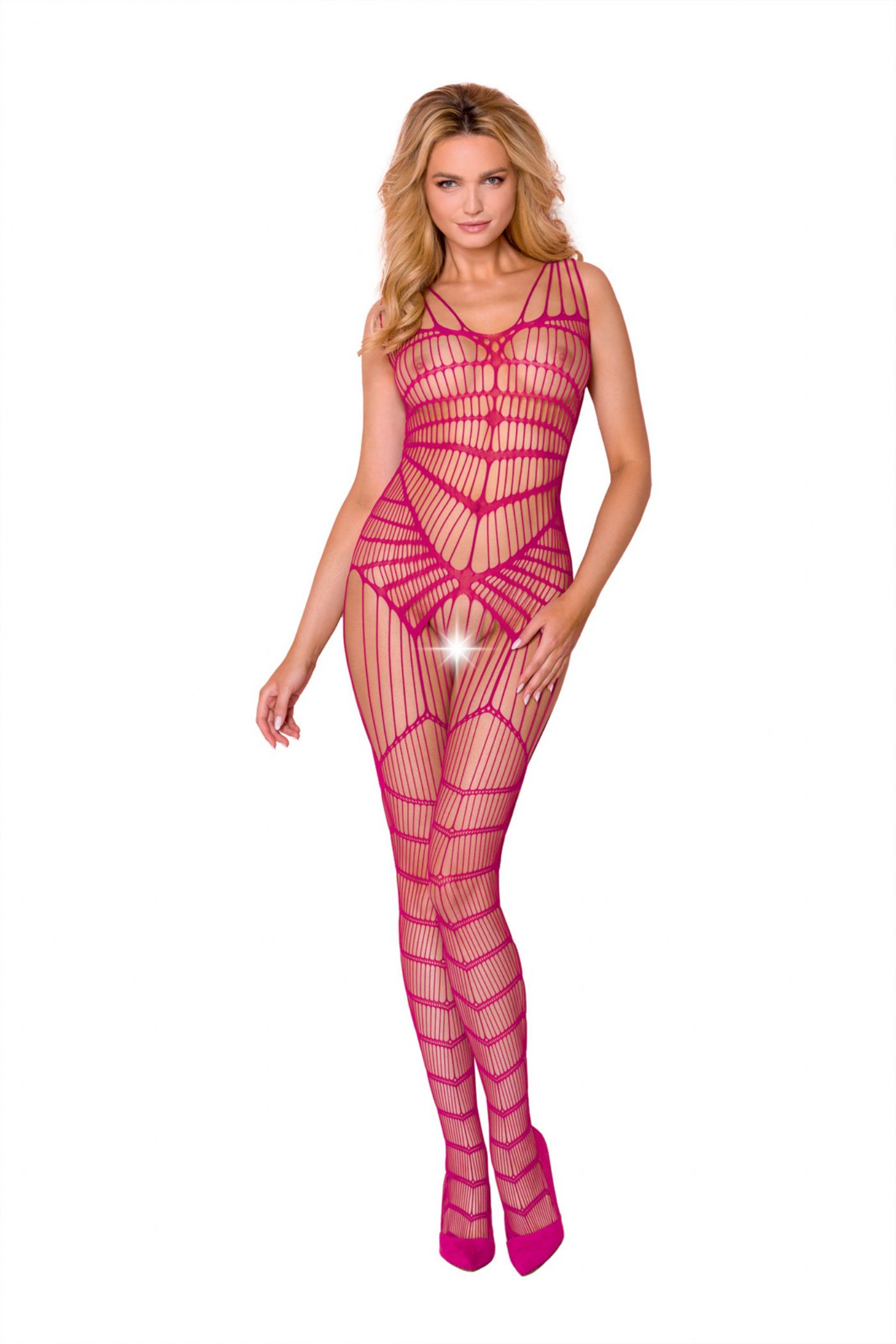 Frk Bundls Bodystocking - fuchsia (CA004)