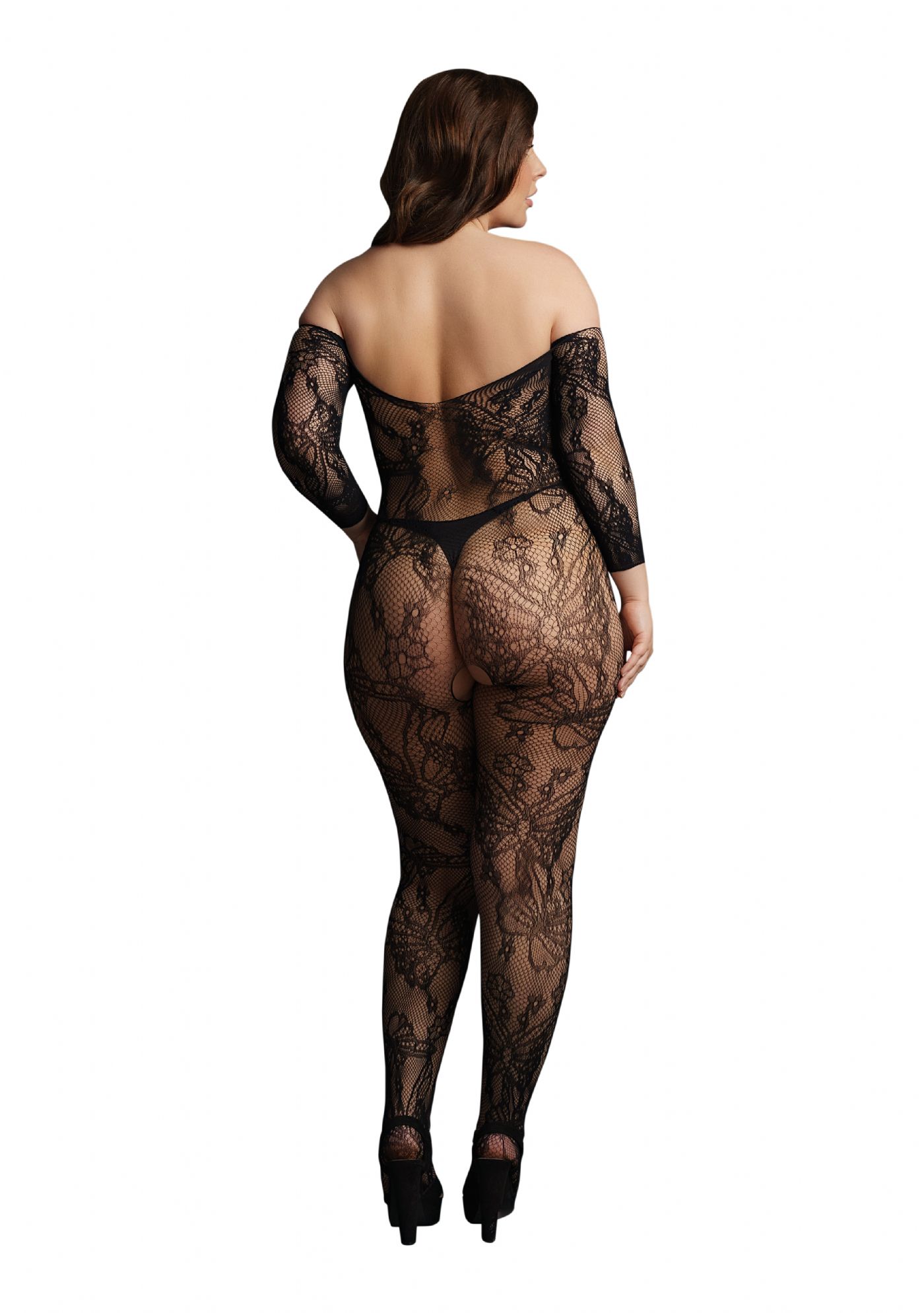 Langrmet Blonde Bodystocking - Bundls - Queen (DES033)