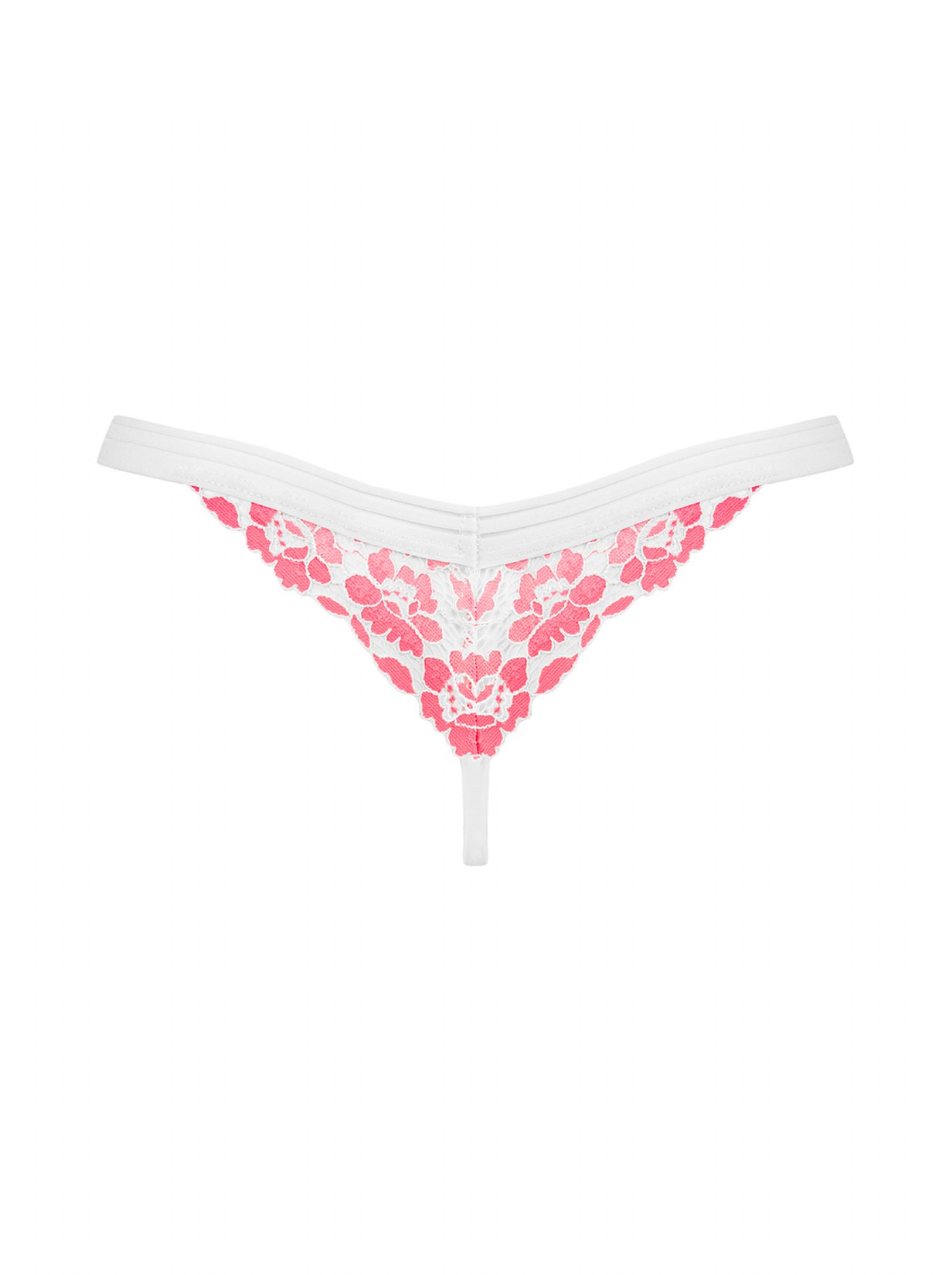 Bloomys Thong - pink/hvid