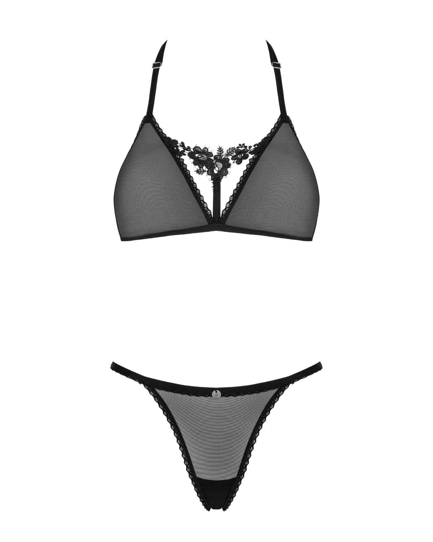 Celia Noir BH & Thong - sort