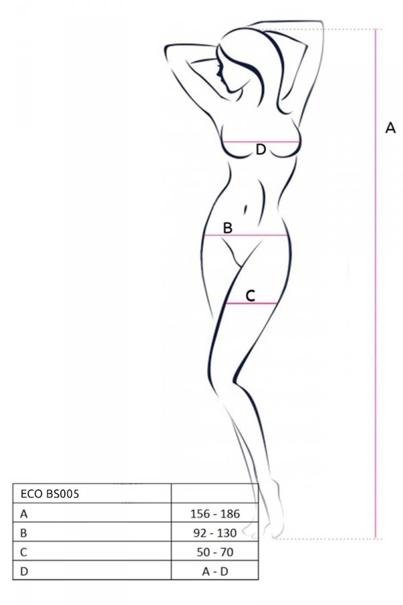 Bundls Bodystocking - sort (ECO BS005)