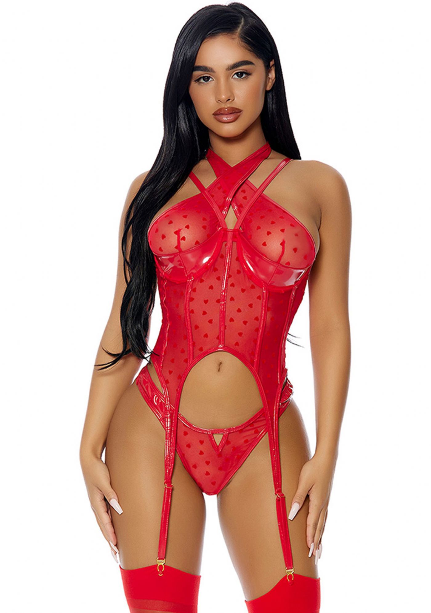 Steal Your Heart - Rd Bustier & Trusse (FP772112)