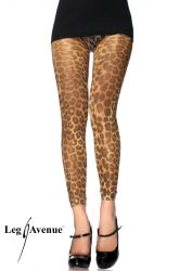 Leggings - Lurex Leopard Print Leggings (7535)