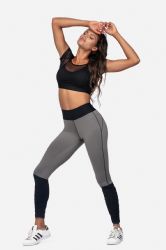 Sport / Fitness - Træningsbukser grå/sort (L9040)