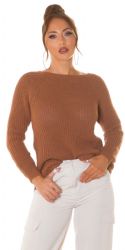 Bluser / T-shirts - Pullover - Comfy Fit - brun