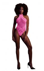 Ouch! - Pink Body med Halterneck - UV active